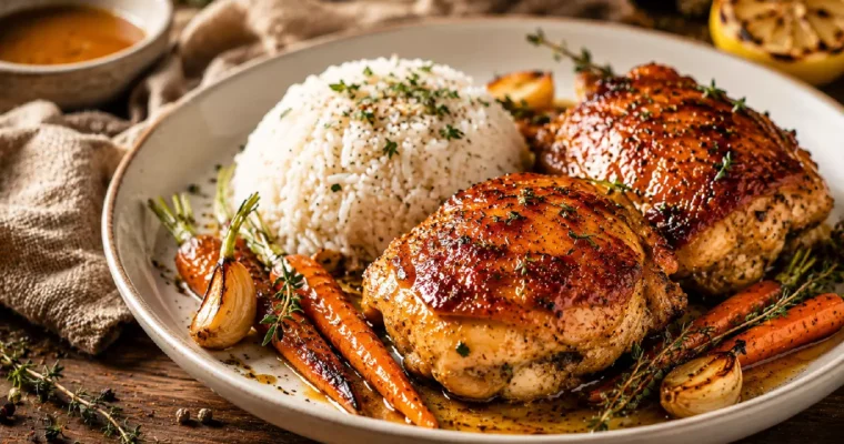 Hauts de cuisse de poulet au four : juteux, croustillants et inratables