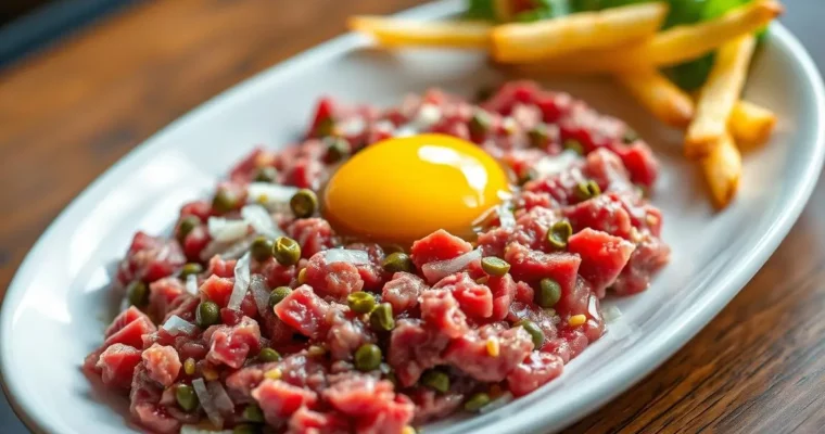 Ma recette steak tartare traditionnelle française