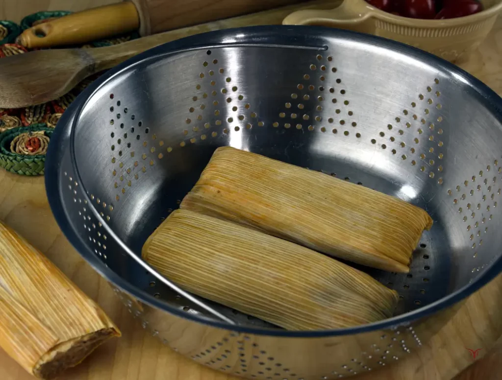 tamales cuite à la vapeur