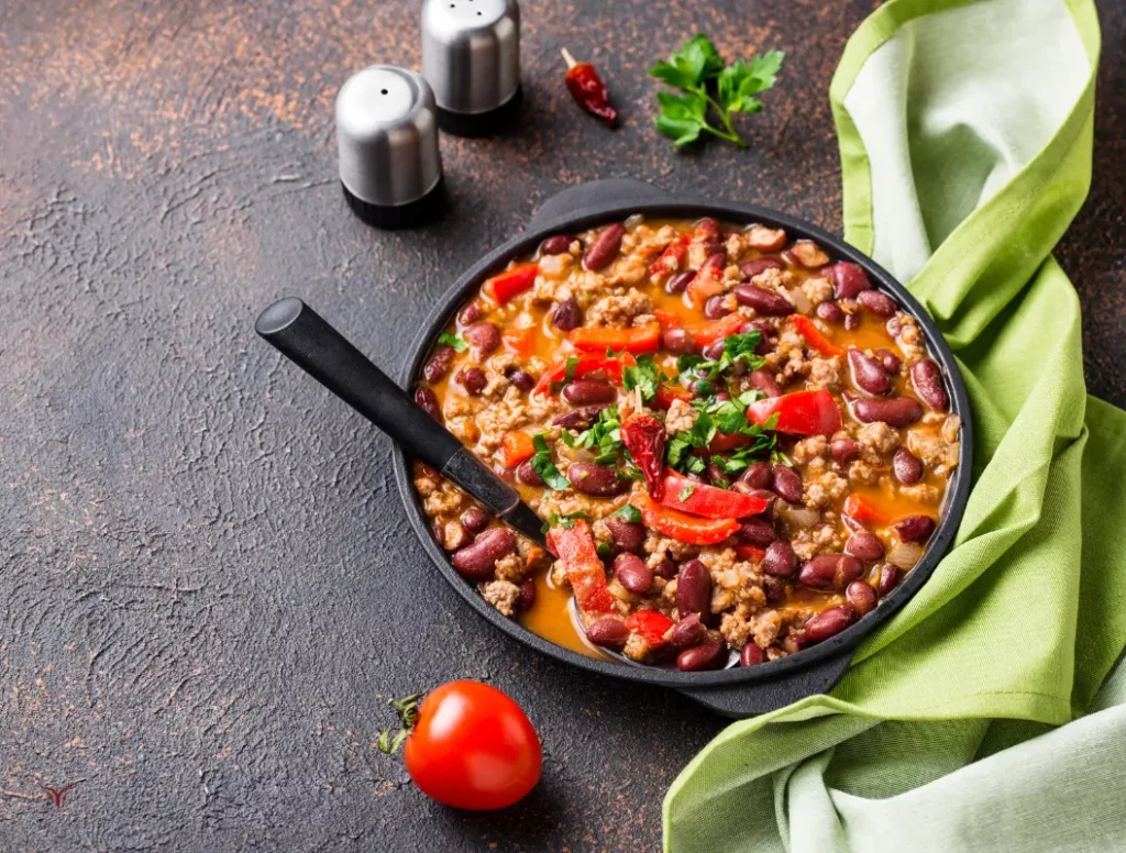 Chili Con Carne un plat Traditional Mexicain