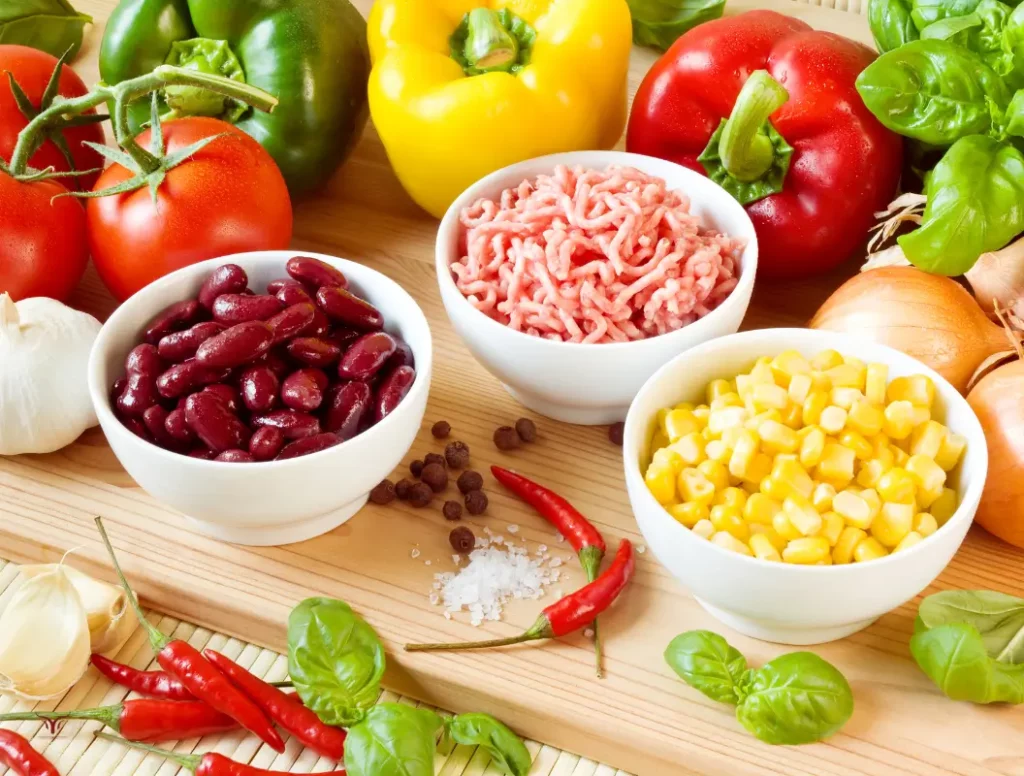 recette chili cone carne ingredients