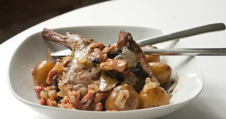 Recette Lapin à la Moutarde Façon Grand-Mère Facile