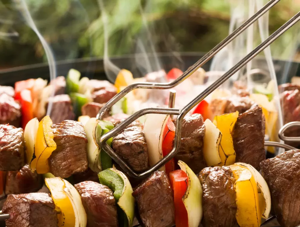 grilled Brochette de boeuf
