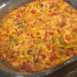 Tarte au thon dorée tout juste sortie du four