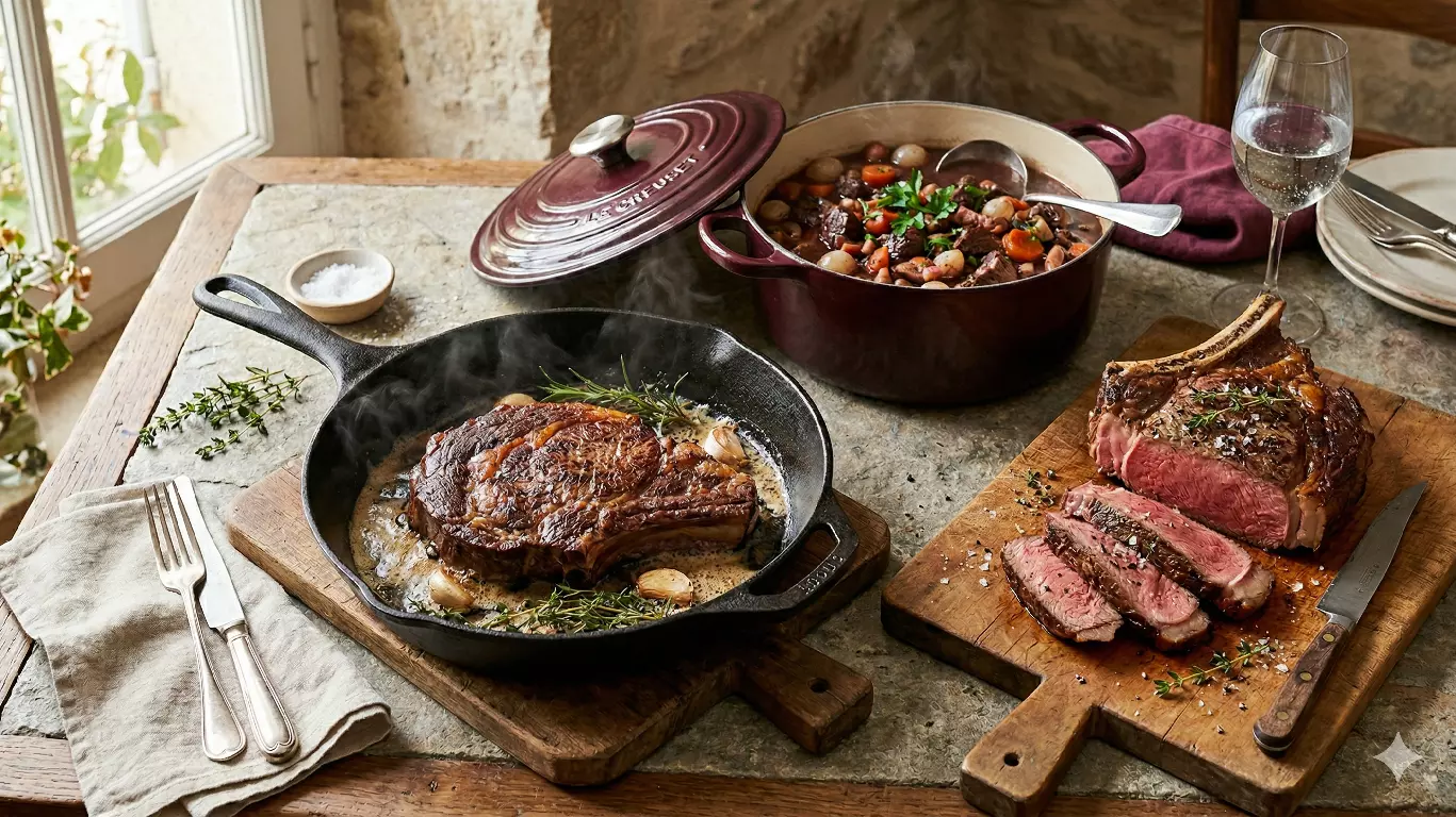 Recettes de Bœuf : Le Guide Complet des Morceaux, Cuissons et Techniques