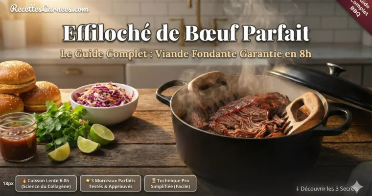 Effiloché de Bœuf : Le Guide Complet pour une Viande qui se Défait à la Fourchette