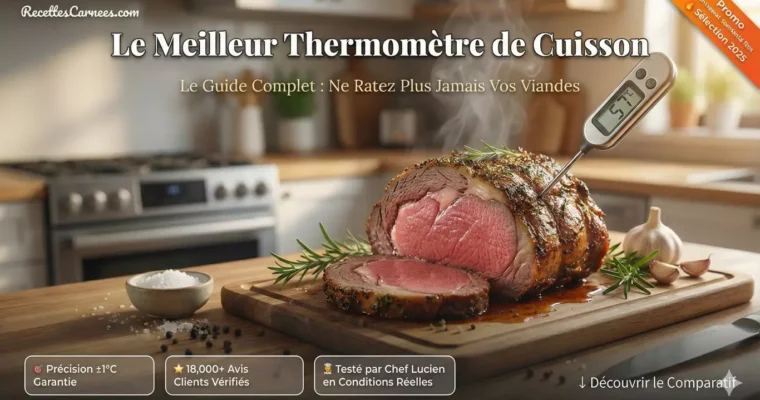 Le Meilleur Thermomètre de Cuisson (2025) : Le Guide pour ne Plus Jamais Rater une Viande