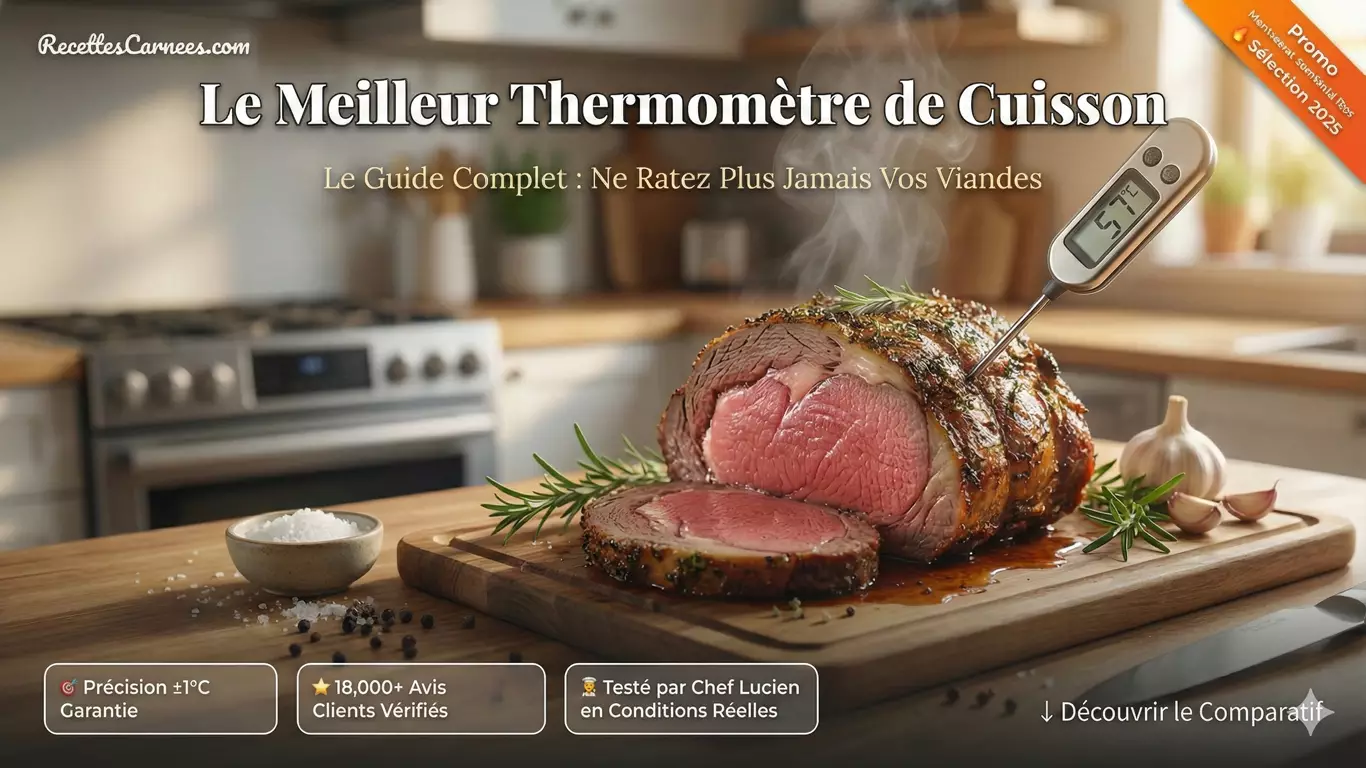 Le Meilleur Thermomètre de Cuisson (2025) : Le Guide pour ne Plus Jamais Rater une Viande