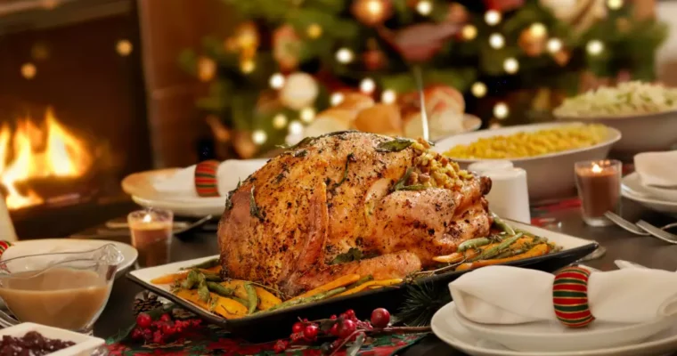 Dinde de Noël Farcie : La Recette Infaillible pour une Viande Juteuse (Anti-Stress)