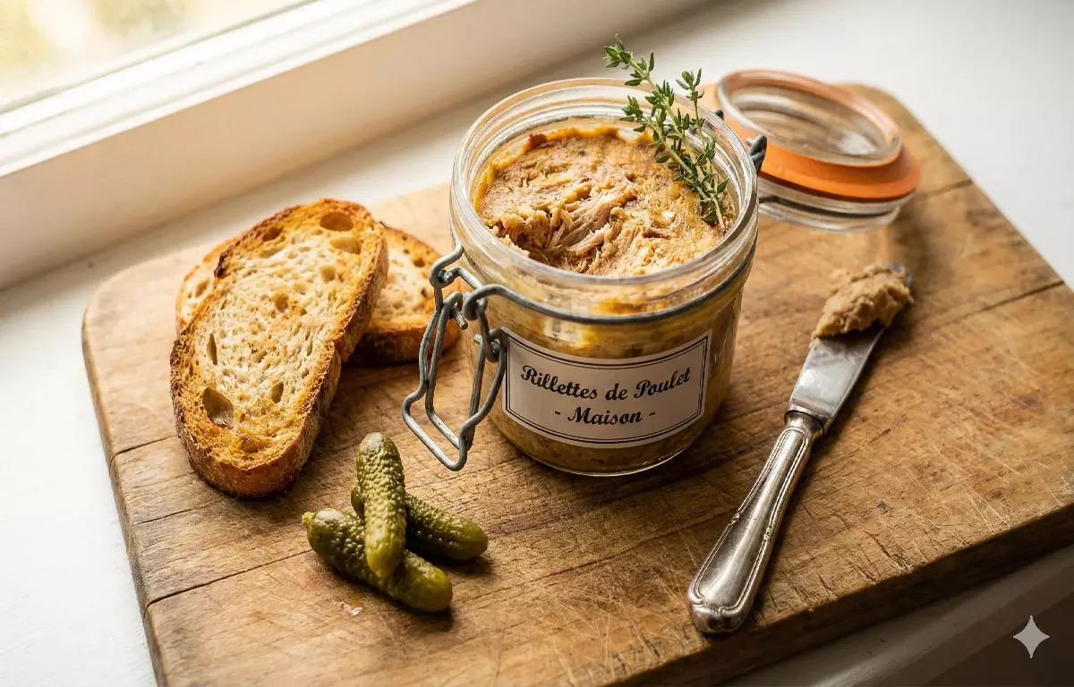 Rillettes de Poulet Rôti à l’Ancienne : La Recette Facile (Graisse de Canard)