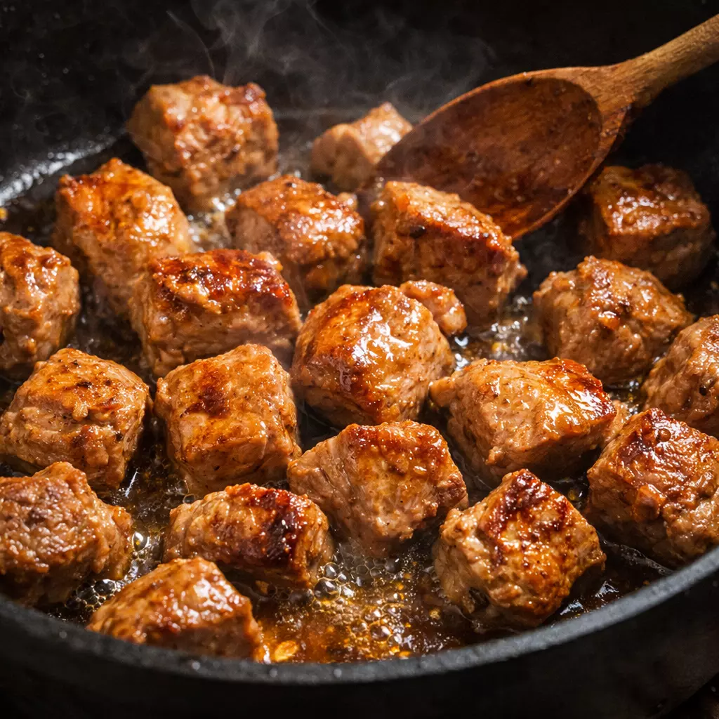 Coloration du veau en 2 à 3 fournées pour une viande dorée en cocotte