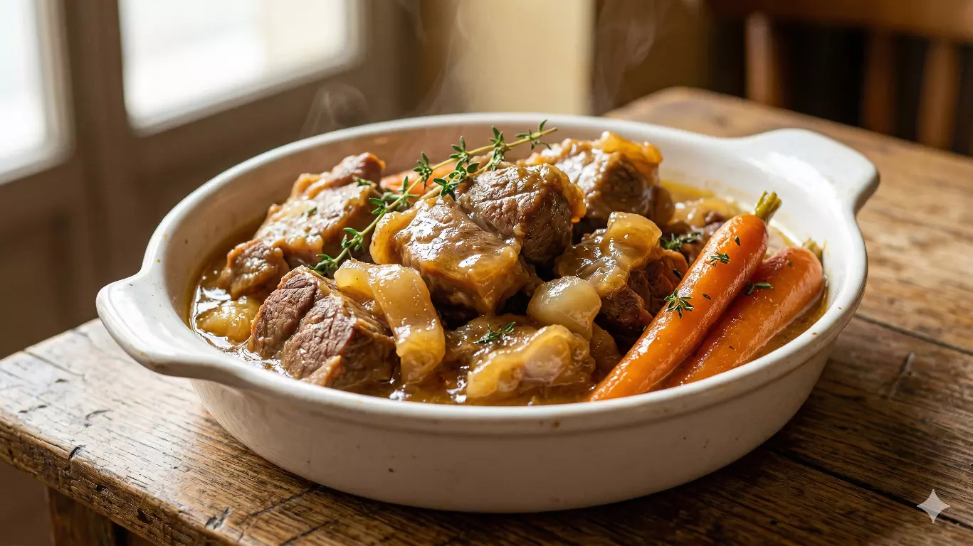 Tendrons de Veau : La Recette de Grand-Mère Maîtrisée comme un Chef (Cuisson Parfaite, Sauce Onctueuse)