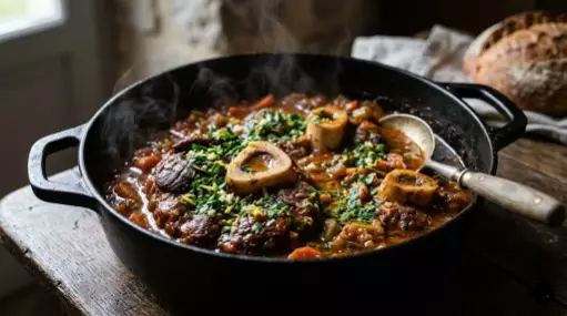 Jarret de veau en cocotte façon grand-mère (fondant)