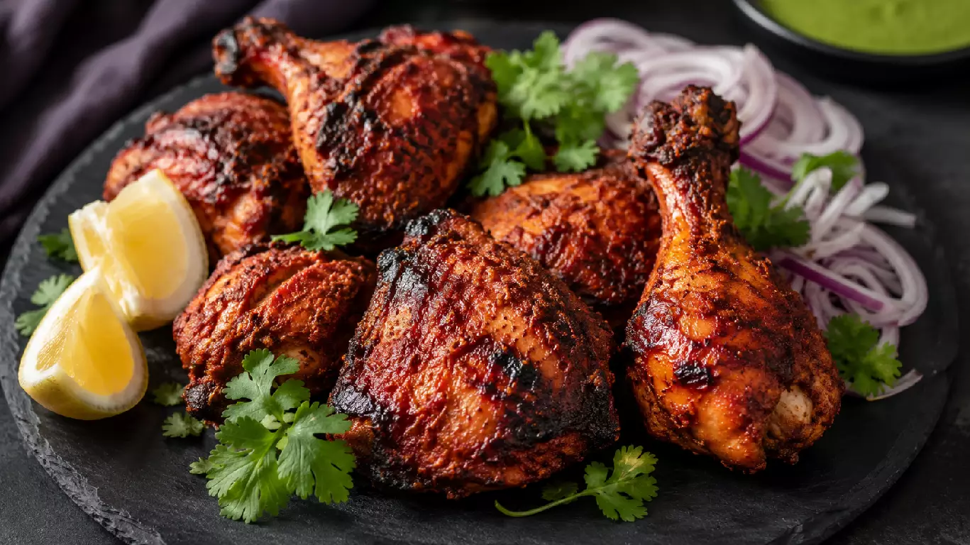 Poulet tandoori : la marinade et la cuisson au degré près